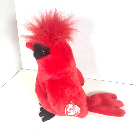 TY Beanie Baby Mac the Cardinal Plushy Preowned - Picture 2 of 7